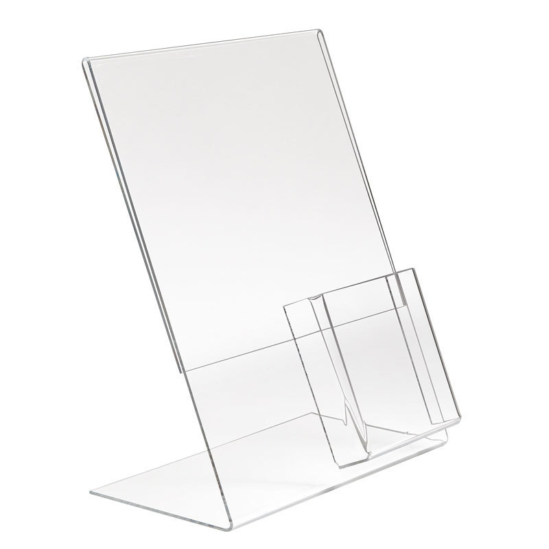 A4 A5 A6 A7 Acrylic Sign Menu Label Holder Clear Price Shelf Sign Holder