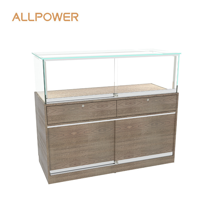 Tobacco Glass Counter dispensary Display Cabinet Shop Displays Showcase Tiered Display Cabinet For Shop