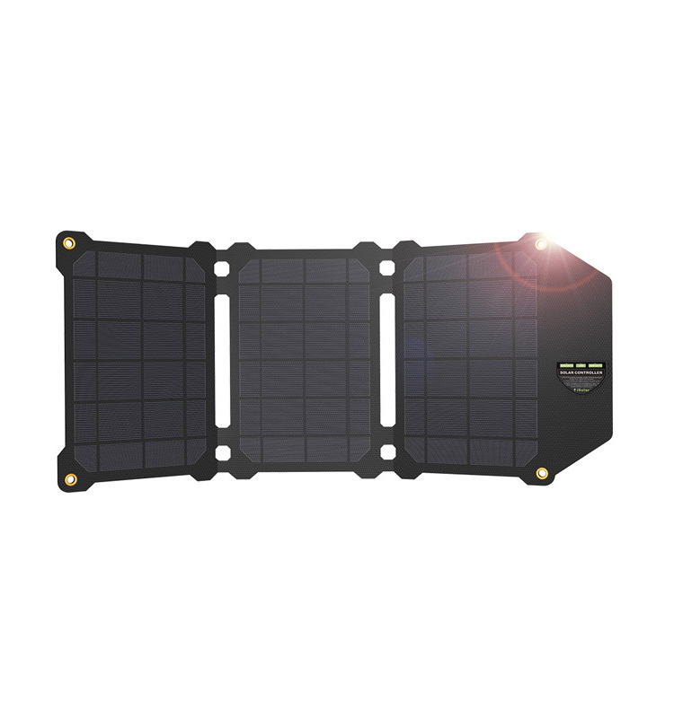 Water Resistance Solar Power Bank Charger Monocrystalline Solar Panel Charger 21W/30W