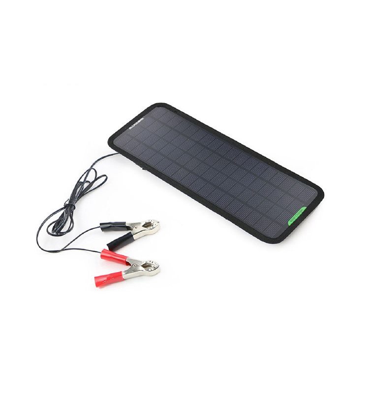 Portable Solar Powered Battery Maintainer For Car Motorcycle Boat Marine Trailer Tractor 12V battery charger