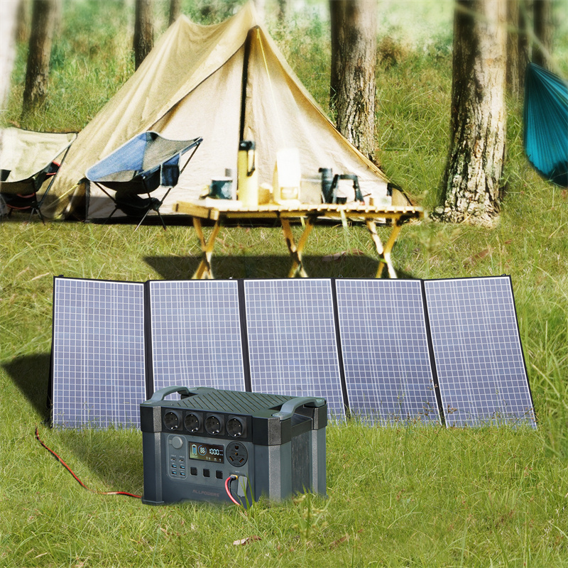 400W Portable Solar Panel with Waterproof IP67 Solar Charger for RV Van Camping Off-Grid