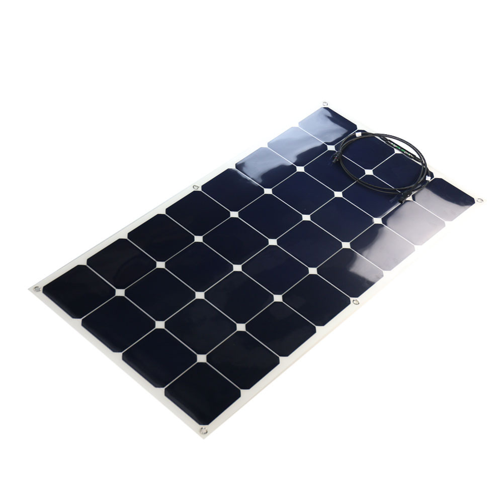 PET semi flexible small solar panels 18V Power Bank Charger with Charging Cable 100w Solar Panel