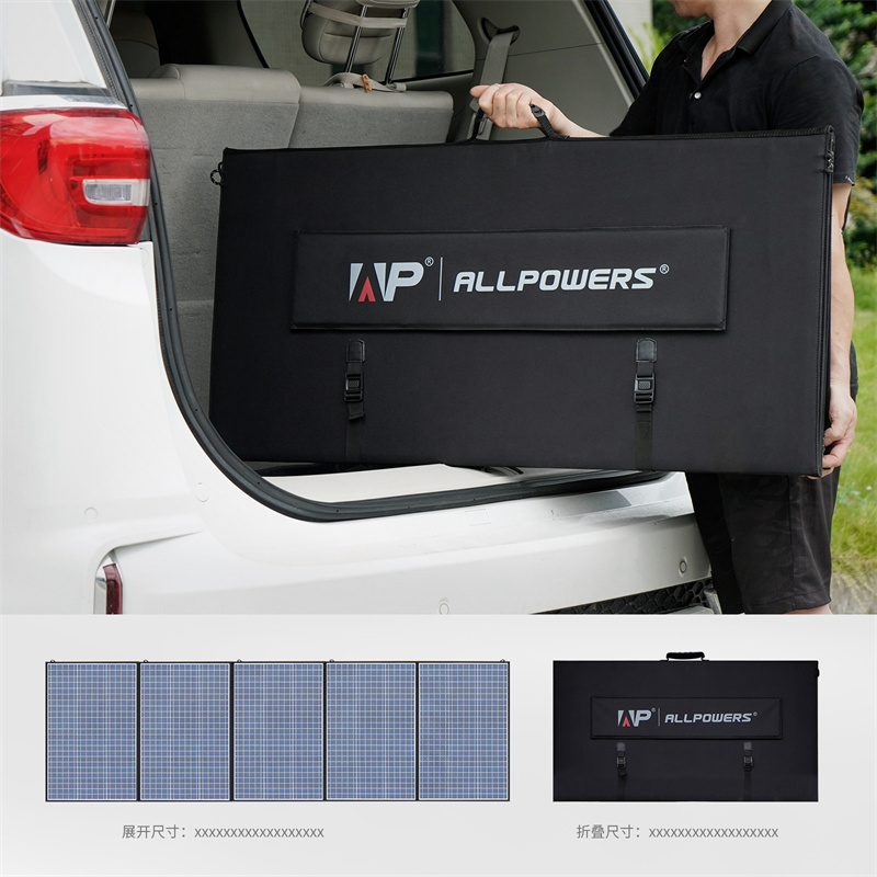 400W Portable Solar Panel with Waterproof IP67 Solar Charger for RV Van Camping Off-Grid