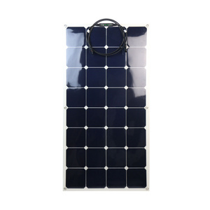 PET semi flexible small solar panels 18V Power Bank Charger with Charging Cable 100w Solar Panel