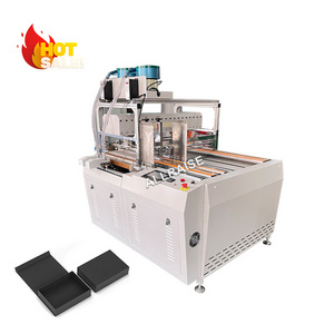 Automatic Magnetic Box Making Machine Rigid Box Magnet Machine Metal Sheet Pasting Machine