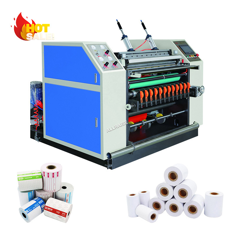 Cash Register Taxi Thermal Paper Slitter Rewinder Fax ATM Paper Roll Making Cutting Thermal Paper Slitting and Rewinding Machine