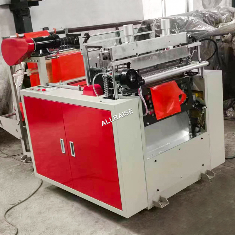 Factory Sales Automatic Plastic T-shirt Bag Shopping Bag Making Machine Cutting and Sealing Machine for Plastic Bags