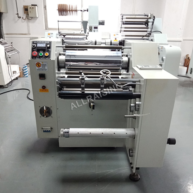 Automatic Roll To Roll Sticker Label Laminating Machine Film Laminating Machine Adhesive Labels Lamination Machinery