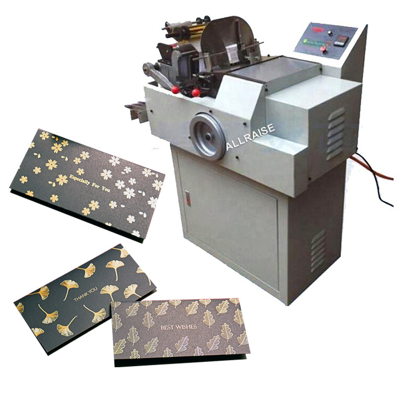 Fully Automatic Paper Foil Printer Business Card Foil Printing Machine Hot Foil Stamping Machine for Paper