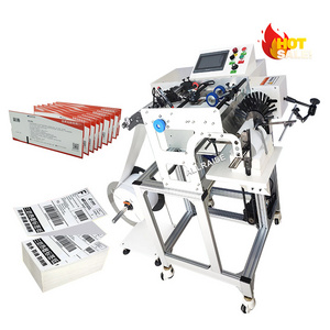 Automatic Roll to Sheet Folding Machine ECG Z Fold Adhesive Label Sheet Folding EKG Paper Folder Machine For Thermal Paper