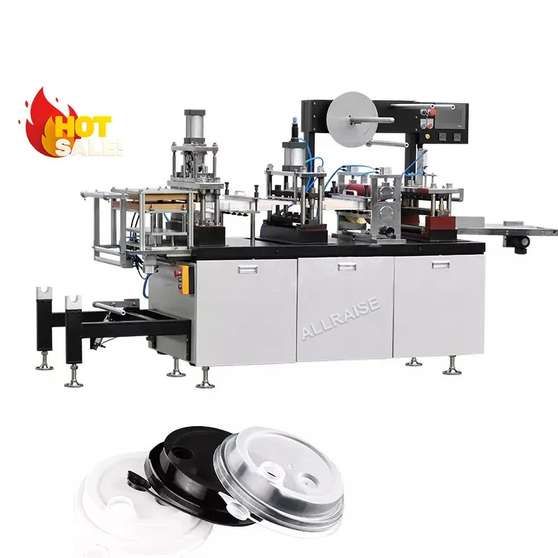 Automatic Plastic Cup Lid Making Machine Disposable paper cup lid making machine from printed roll