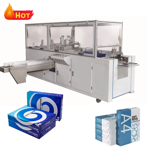 Automatic A4 Copy Paper Cutter Roll To Sheet Slitting Machine A3 A4 Paper Making Cutting Packing Machine with Ream Wrapping