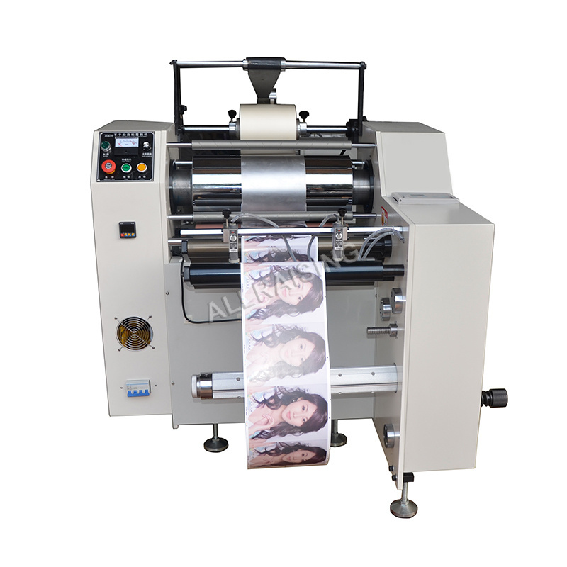 Automatic Roll To Roll Sticker Label Laminating Machine Film Laminating Machine Adhesive Labels Lamination Machinery