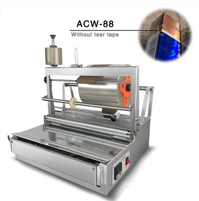 Perfume box cellophane wrapping machine cellophane sealing machine playing card cellophane wrapping machine