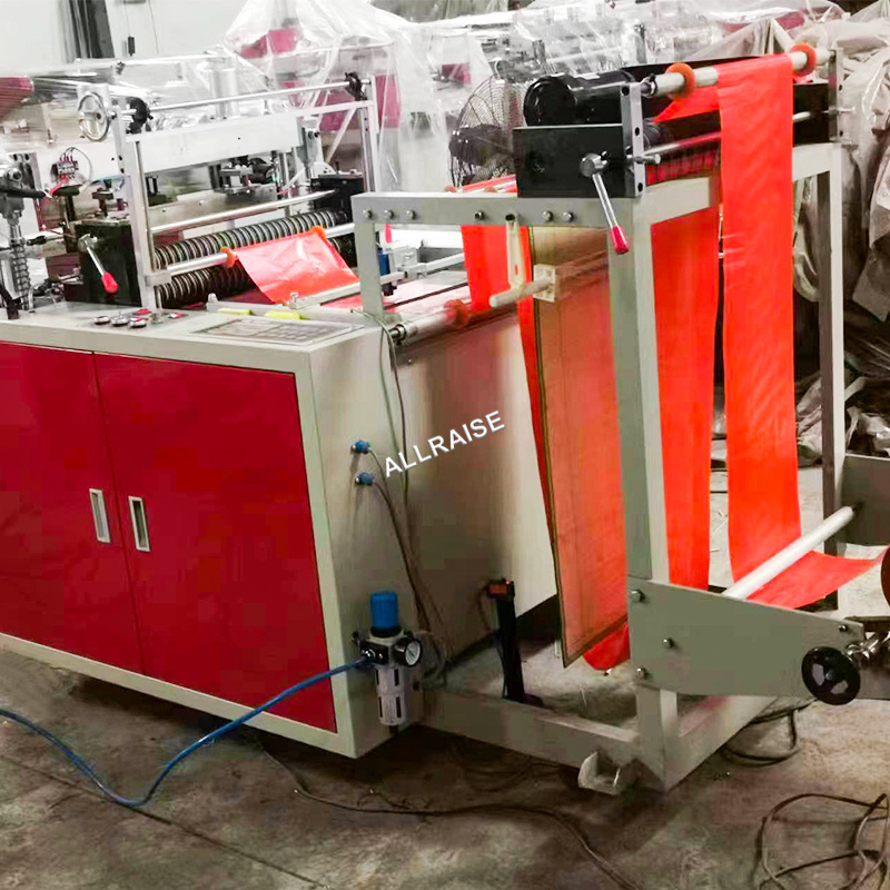 Auto Vest Shopping Trash Plastic Bags Maker Cutting Manufacturing Polythene T Shirt Plastic Bag Making Machine for Sale