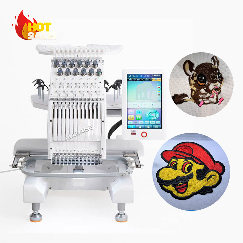 Factory Price Single Head Embroidery Machine Computer Embroidery Machine For Hat Clothes Making