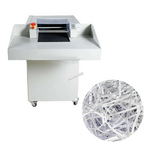 Manual industrial cross strip cut corrugated paper shredder machine heavy duty paper and cd shredder