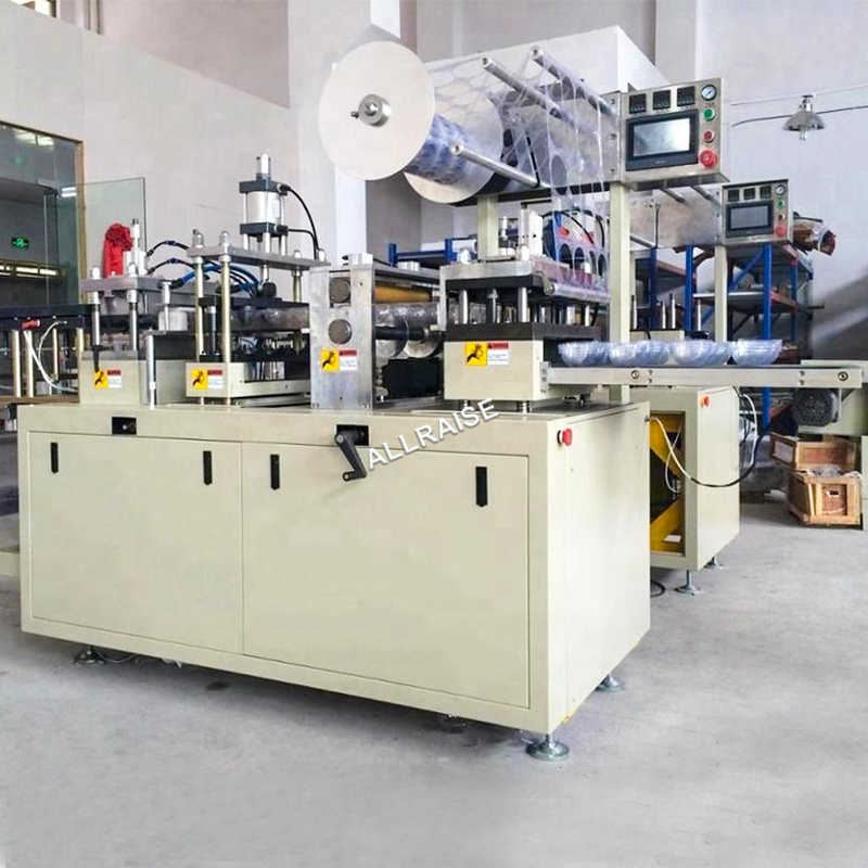 Automatic Plastic Cup Lid Making Machine Disposable paper cup lid making machine from printed roll