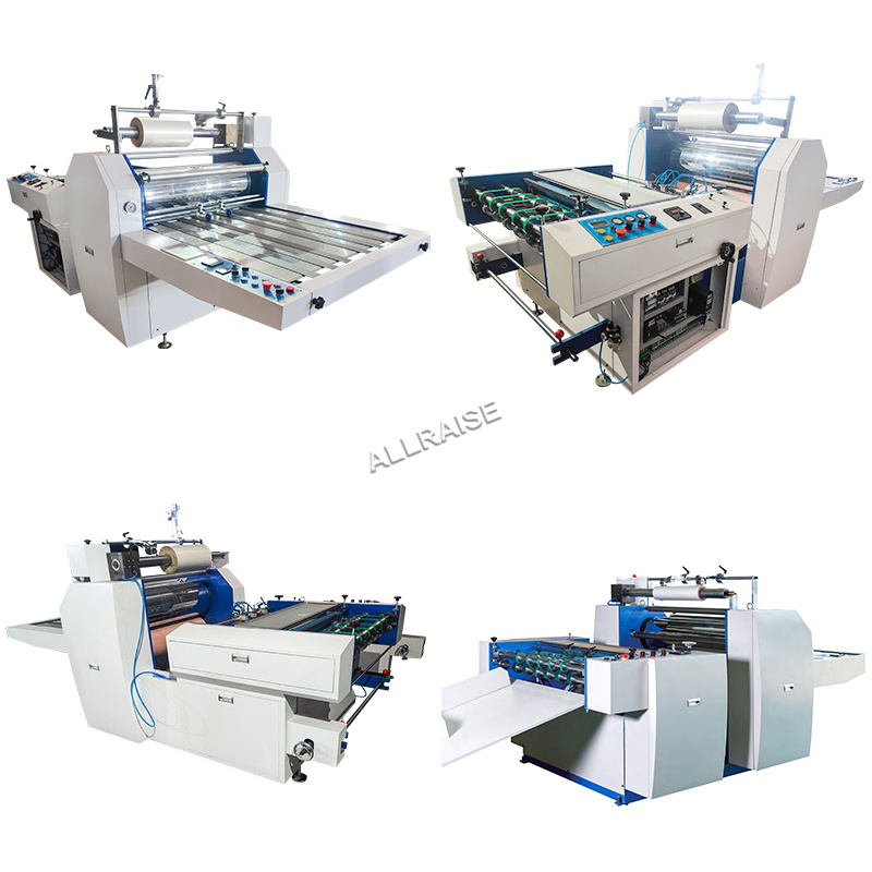 Semi Auto Sheet to Roll Laminated Ads Paper Maker Large Flyer Strong Tearing Strength Laminator Laminating Machine for Poster