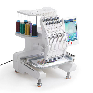 Automatic Hat Embroidery Machine Logo Embroidery Machines Computer 9 12 15 Needles 1 Head Embroidery Machine For Sale