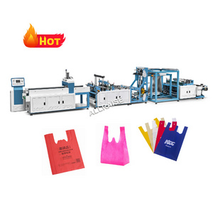 Automatic high speed ultrasonic non woven handle bag making machine price