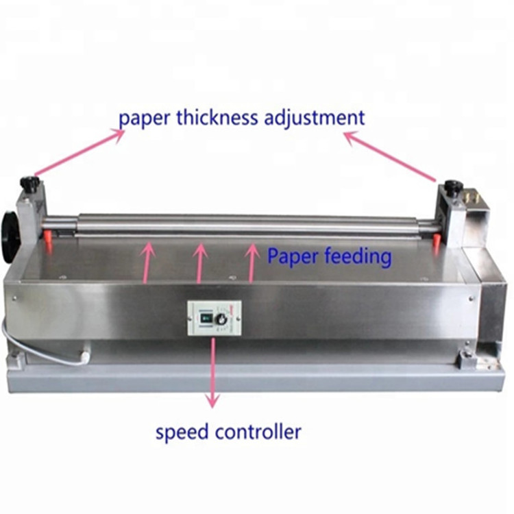 Desktop Paper Cardboard Hotmelt Small Gluing Gumming Machine Paper Cold Hot Melt Glue Spreader Application Applicator Machine