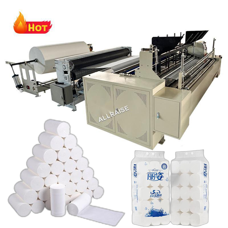 Toilet Paper Roll Making Machine Small Roll Kitchen Embossed Toilet Paper Rewinding Machine Price Toilet Paper Machine