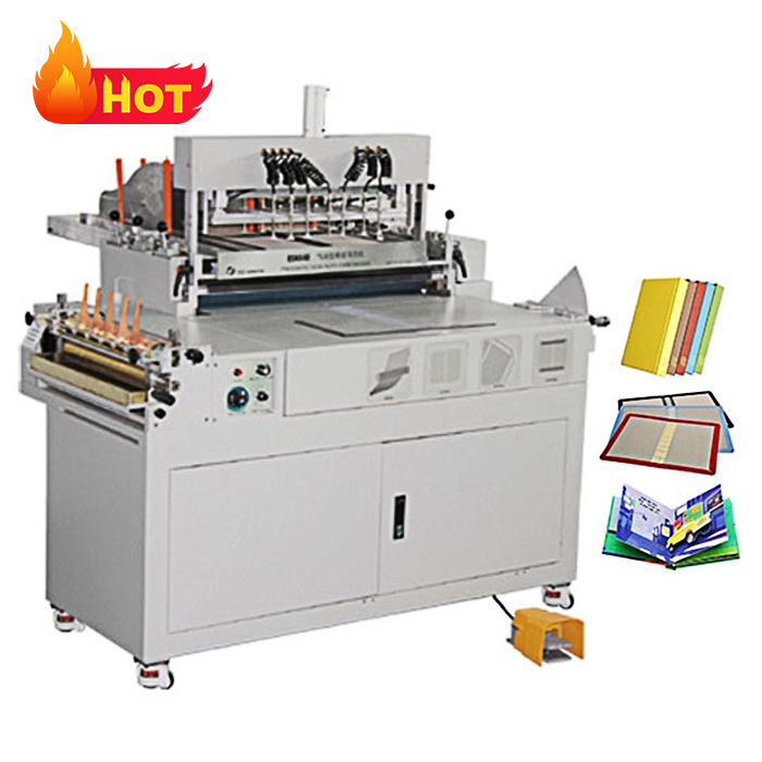 Hard Photo Album Cover Book Edge Binding Lining Making Machine Automatic Hard Note Book Case Cover Folding Gluing Making Machine