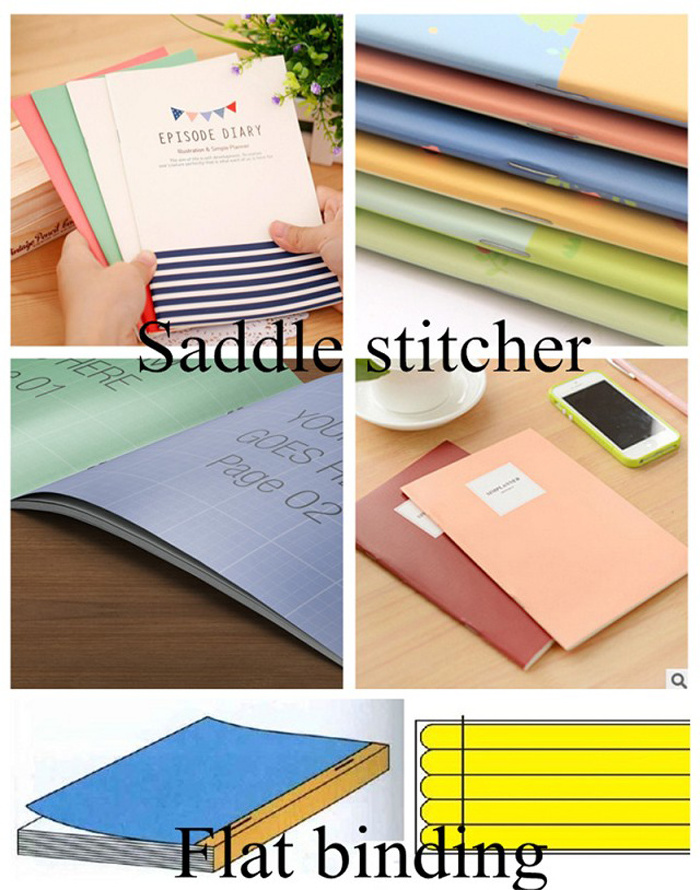 single head wire saddle stitching book binding machine