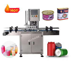 Automatic Small Food Can Canning Seamer Closing Machine Easy Open Coffee Bottle Tinplate Soda Pet Tin Can Sealer Sealing Machine