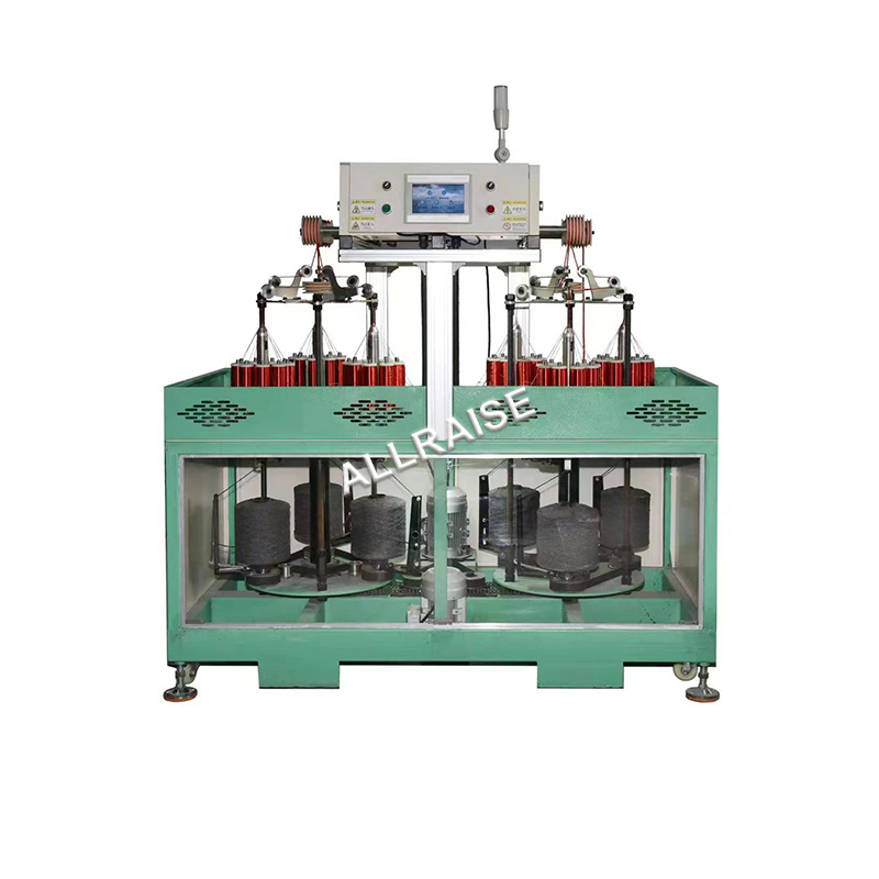 High speed shoe lace braiding machine cord drawing machine rope braiding machine