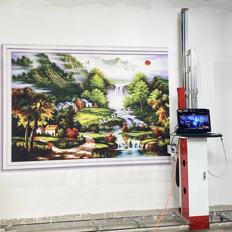 Digital 3d Vertical Mural Uv Wall Inkjet Printer For Wall Mural Indoor Outdoor Wall Printer Printing Machine 3d Painting