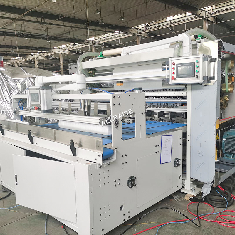 Automatic Soft Facial Napkin Tissue Paper V Folding Machine Line Bamboo Tissue Production Machine Facial Tissue Making Machine