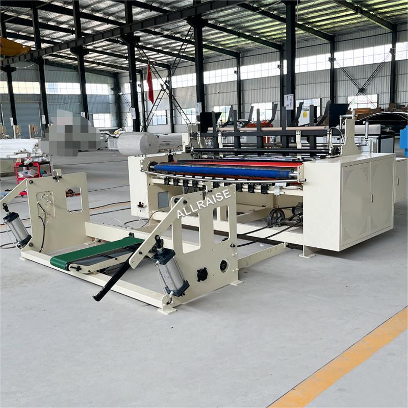 Embossed Punched Toilet Paper Rewinding Machine small kitchen paper toilet paper production machine