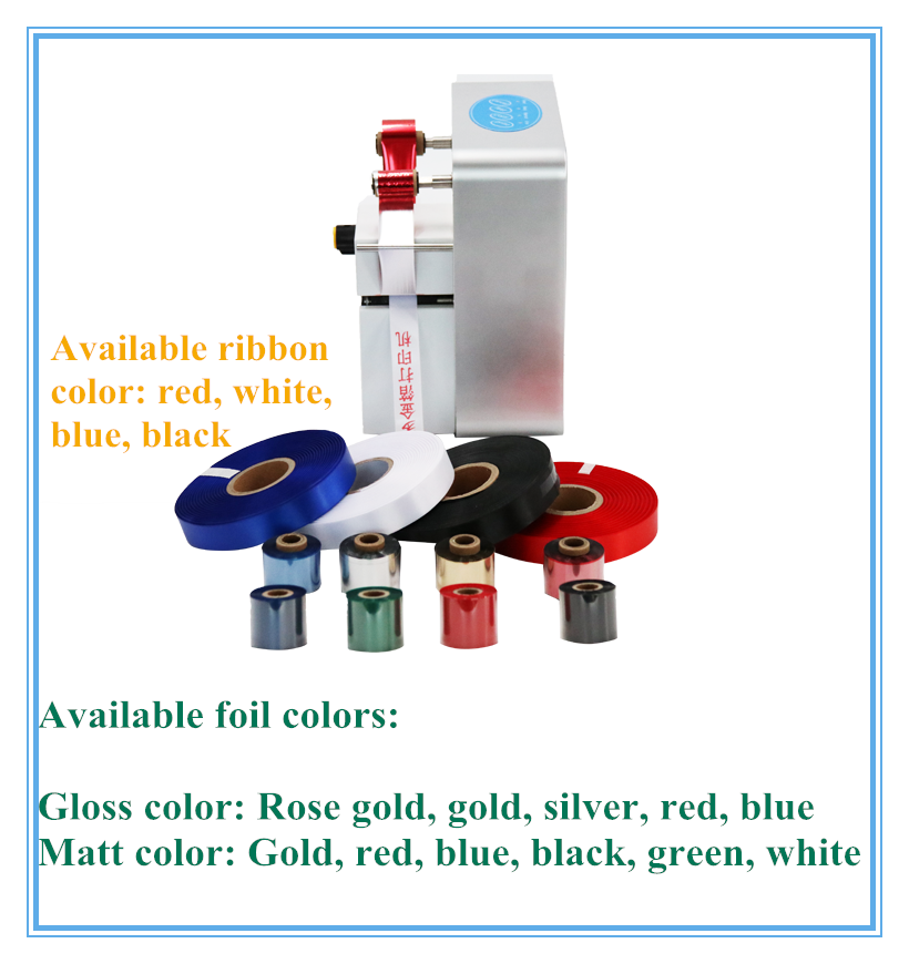 Factory Direct Sales Digital Ribbon Printing Machine Hot Foil Ribbon Printer Satin Ribbon Printing Machine