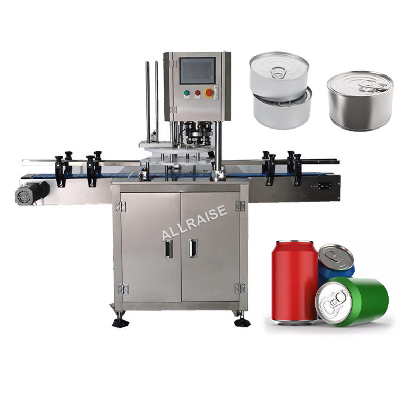 Automatic Small Food Can Canning Seamer Closing Machine Easy Open Coffee Bottle Tinplate Soda Pet Tin Can Sealer Sealing Machine