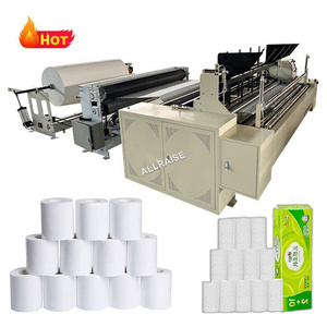 Embossed Punched Toilet Paper Rewinding Machine small kitchen paper toilet paper production machine