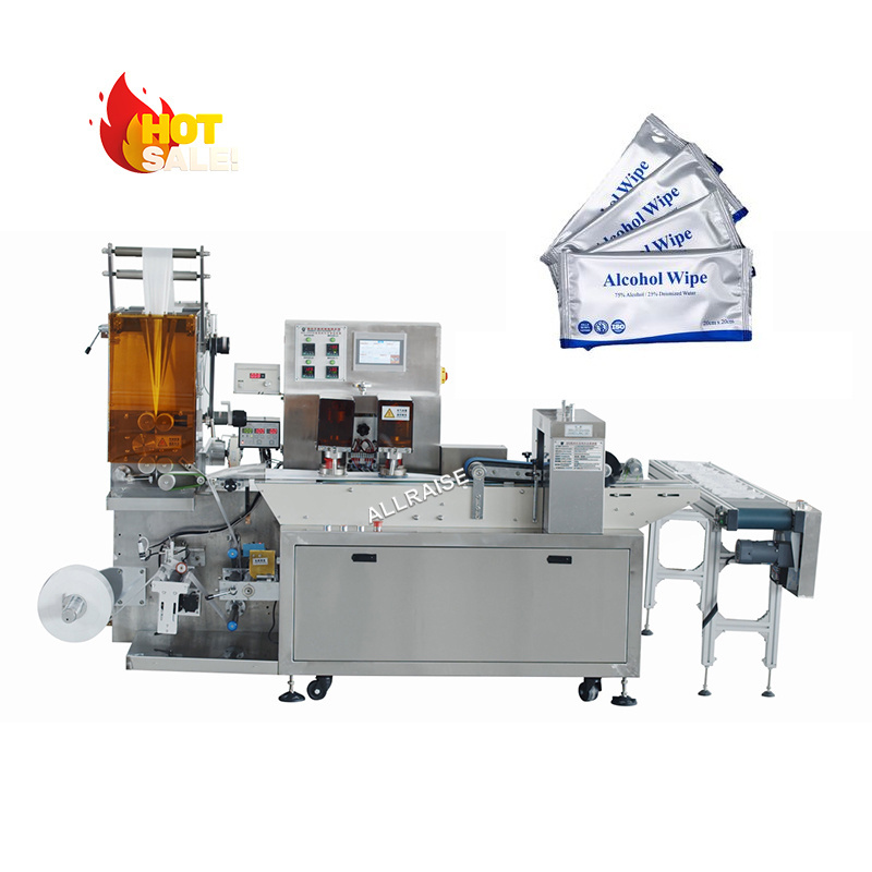 Automatic Wet Baby Wipes Towel Production Making Packing Machine Single Pack Wet Tissues Wrapping Wet Wipe Packaging Machines