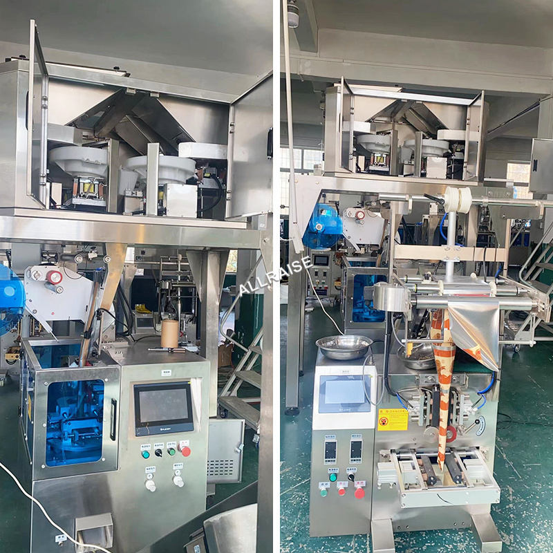 Fully Automatic Triangle Sachet Filter Loose Tea Bag Packing Machine Nylon Triangle Organic Flower Tea Bag Packing Machine