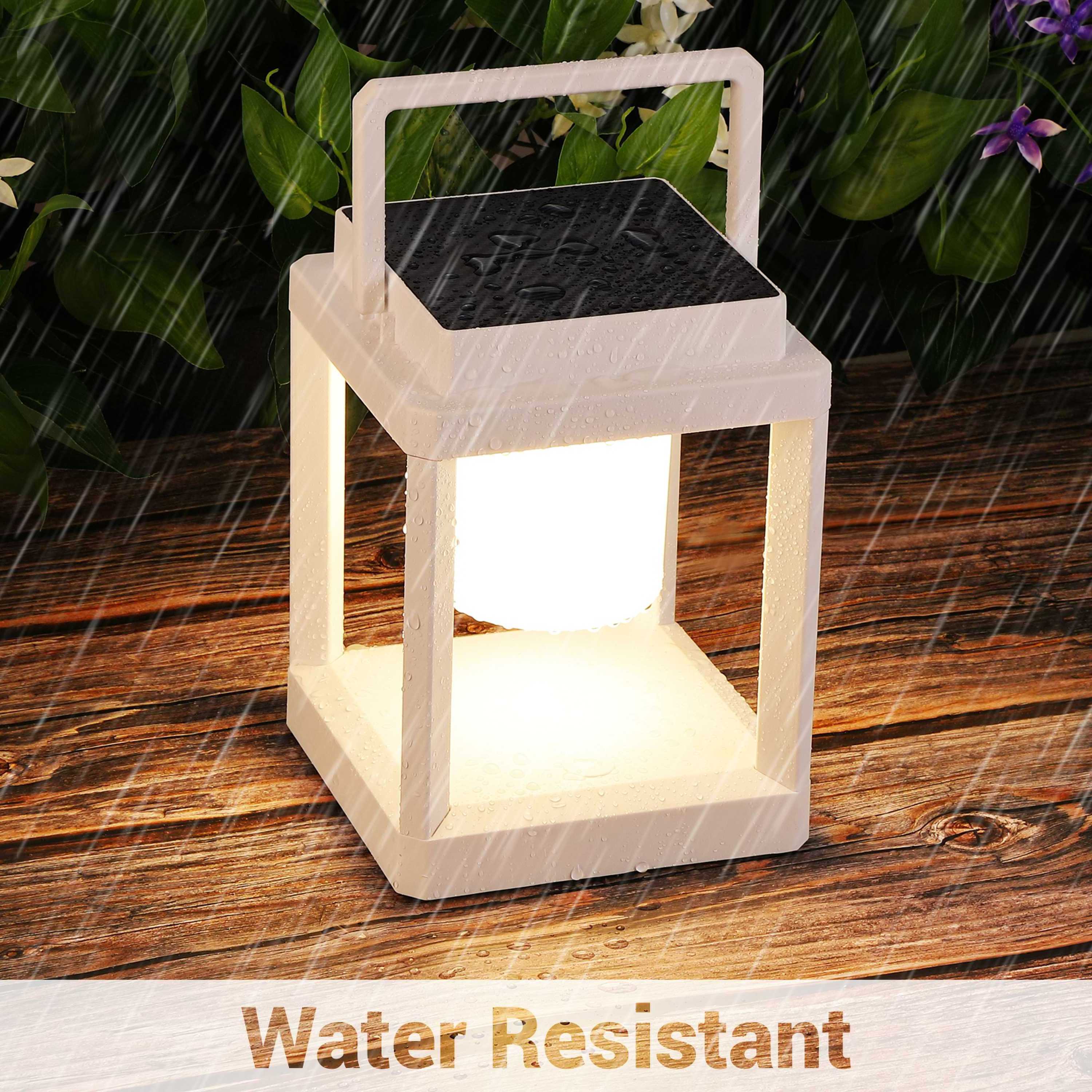 Multifunctional LED Portable Solar Camping Lantern Light Rechargeable Indoor Reading or Garden Outdoor Solar Light