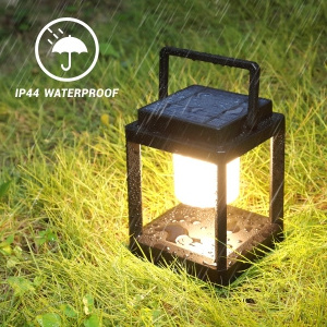 Solar Rechargeable Table Lamp Portable Outdoor Emergency Light Lamp Camping LED Lanterns