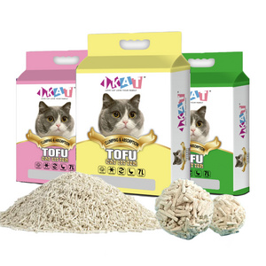 2024 Popular Newest Product IKAT Kitty Sand Dust Free Milk Biodegradable Clumping Broken Tofu Cat Litter