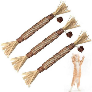 Good Quality Chew Cat Toys Natural Silvervine Cat Toy Natuaral Matatabi Silvervine Sticks