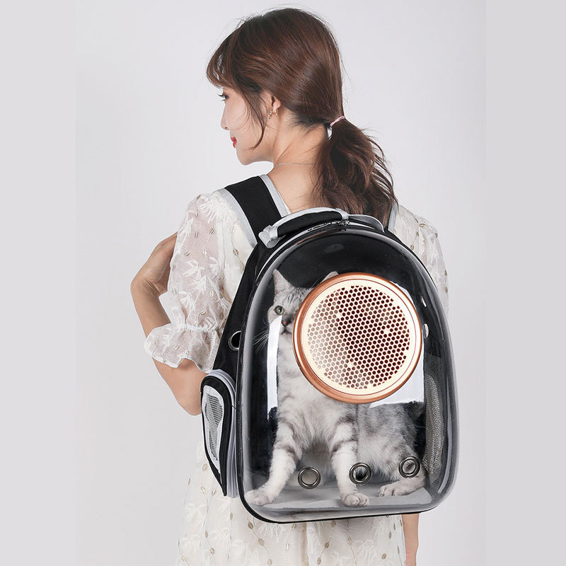 2022 Hot Sale Pet Cat Carrier Transparent Space Capsule Pet Backpack Breathable Large Space Pet Backpack For Cat