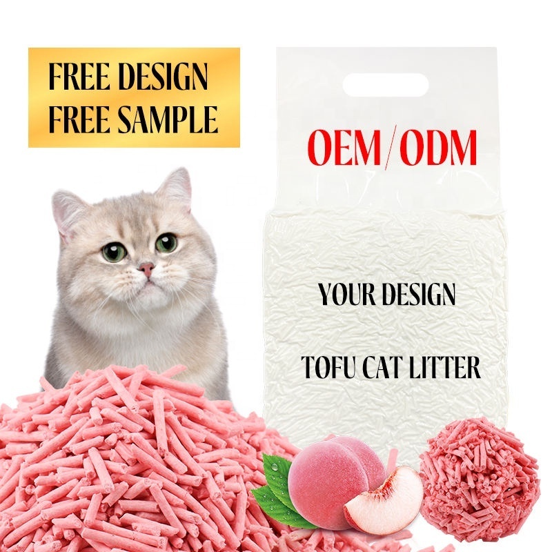 2024 Popular Newest Product IKAT Kitty Sand Dust Free Milk Biodegradable Clumping Broken Tofu Cat Litter