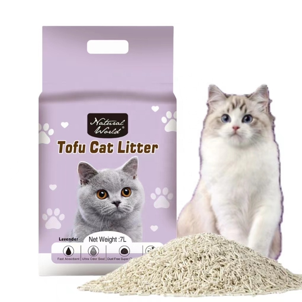 2024 Popular Newest Product IKAT Kitty Sand Dust Free Milk Biodegradable Clumping Broken Tofu Cat Litter