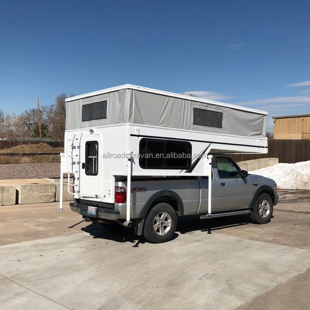 4X4 pick up off road truck campers pop up caravan lightweight slide in truck caravan canopy