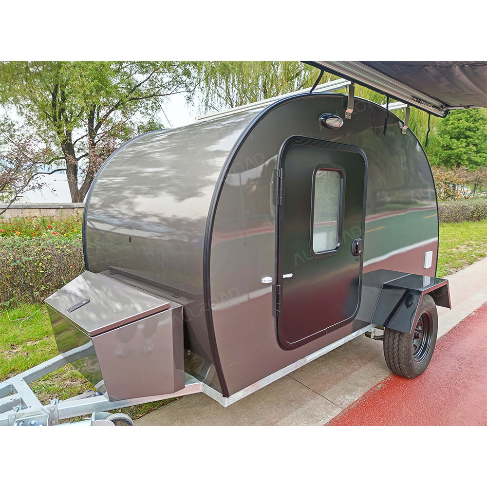 Luxury Off Road Camper Travel Trailer Caravan for Sale Teardrop Caravan with Large Door