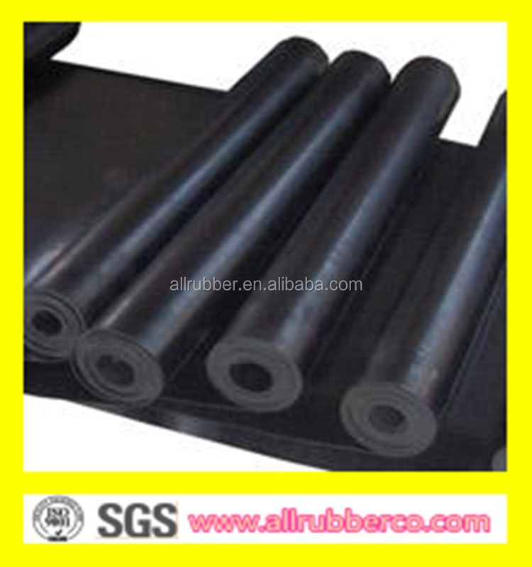 Made in china industrial shock SBR EPDM Neoprene NBR CR IIR Butyl Fabric reinforcement floor mat rubber sheet