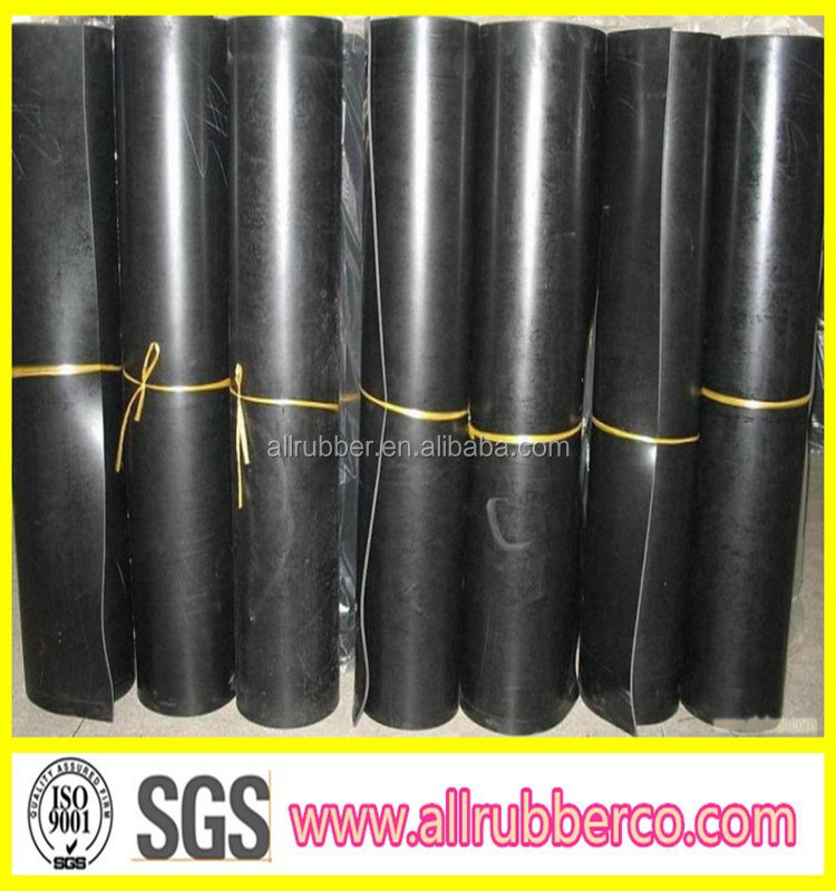 Made in china industrial shock SBR EPDM Neoprene NBR CR IIR Butyl Fabric reinforcement floor mat rubber sheet